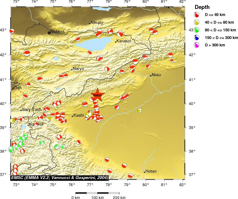 Regional moment Tensor