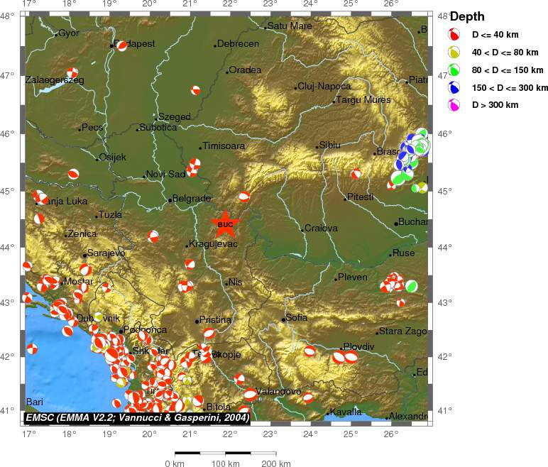 Regional moment Tensor