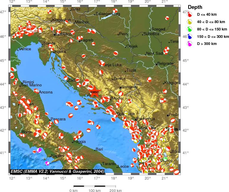 Regional moment Tensor