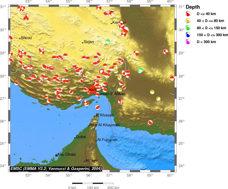 Regional moment Tensor
