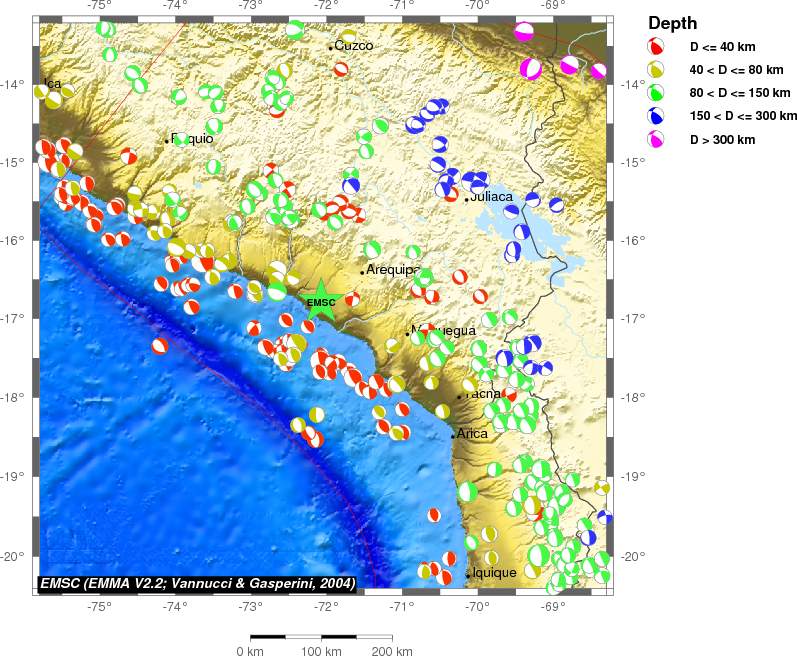 Regional moment Tensor