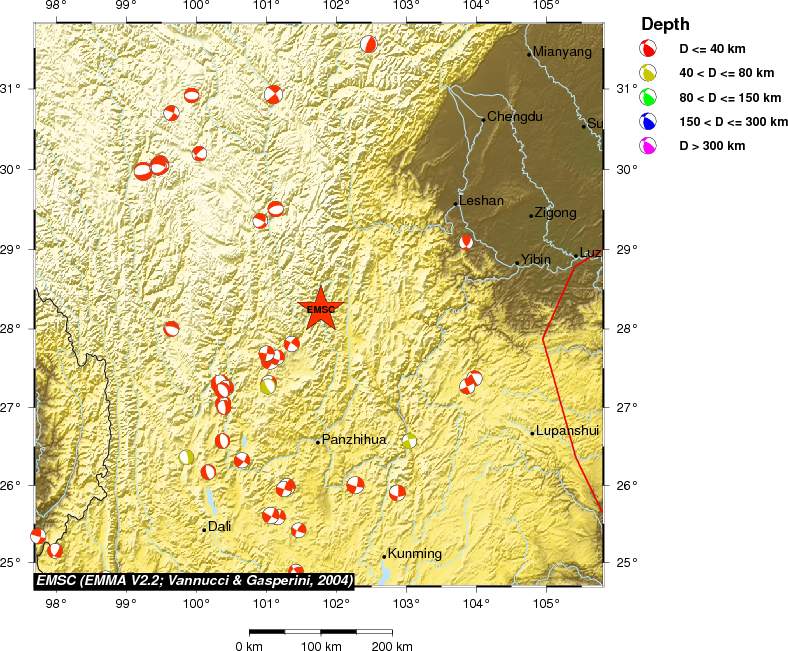 Regional moment Tensor