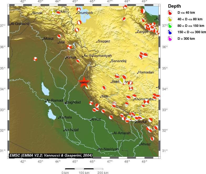 Regional moment Tensor