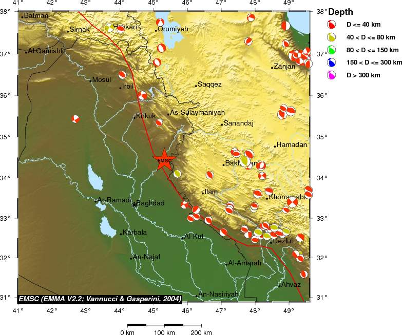 Regional moment Tensor