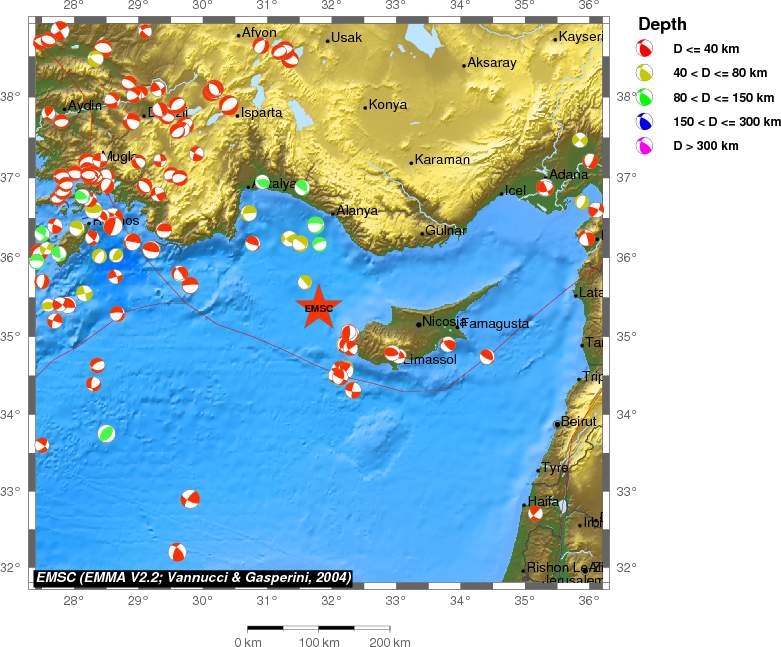 Regional moment Tensor