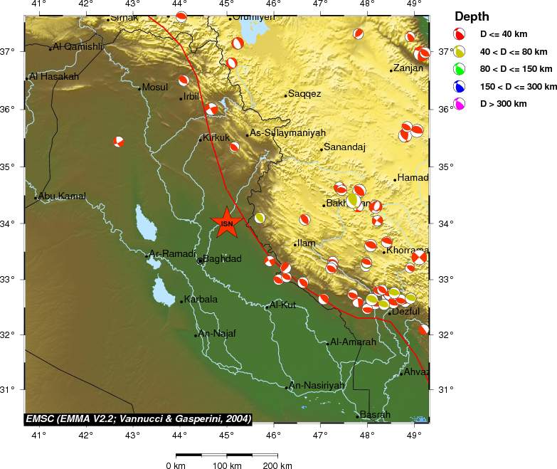 Regional moment Tensor