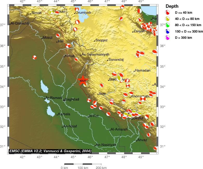 Regional moment Tensor