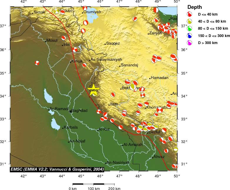 Regional moment Tensor