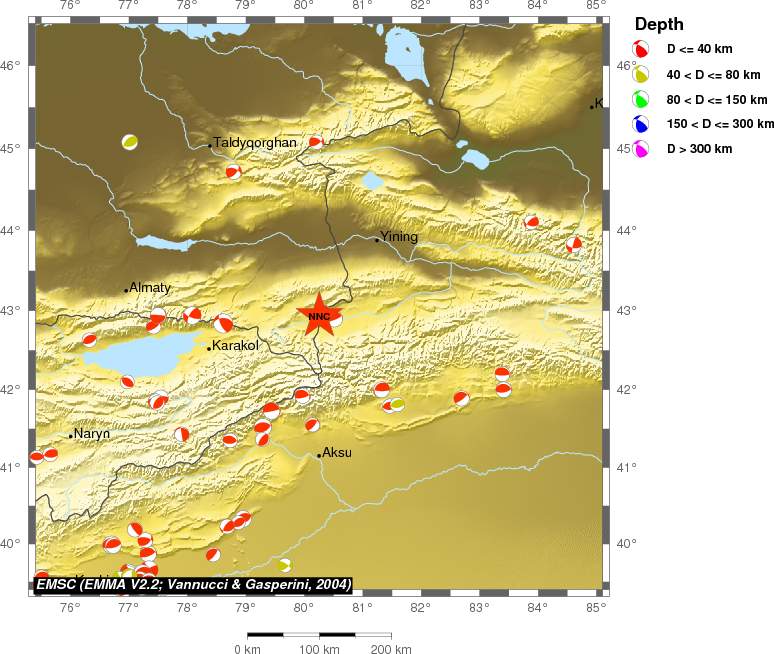 Regional moment Tensor