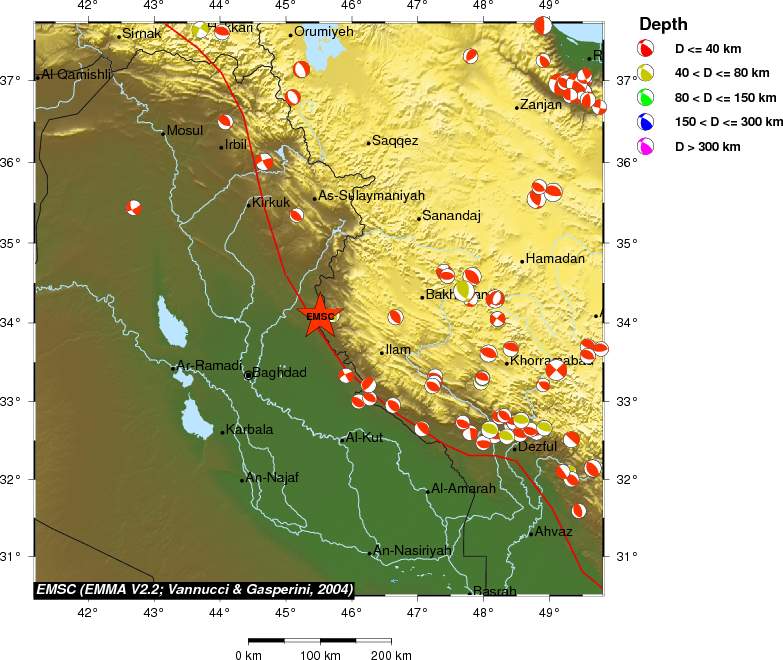 Regional moment Tensor