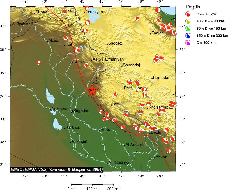 Regional moment Tensor