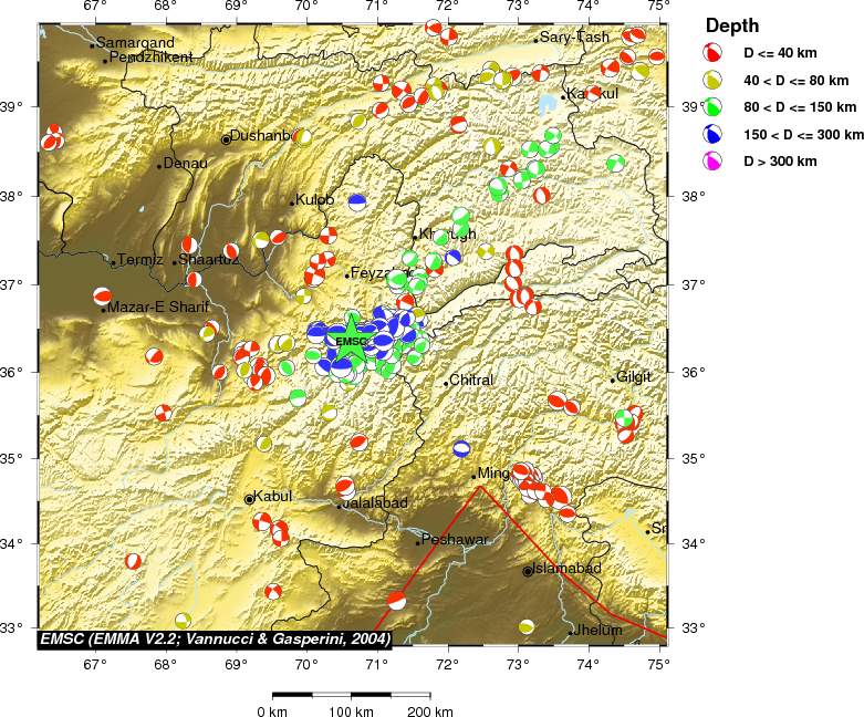 Regional moment Tensor