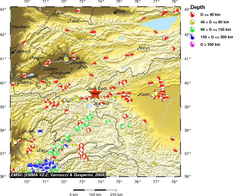 Regional moment Tensor