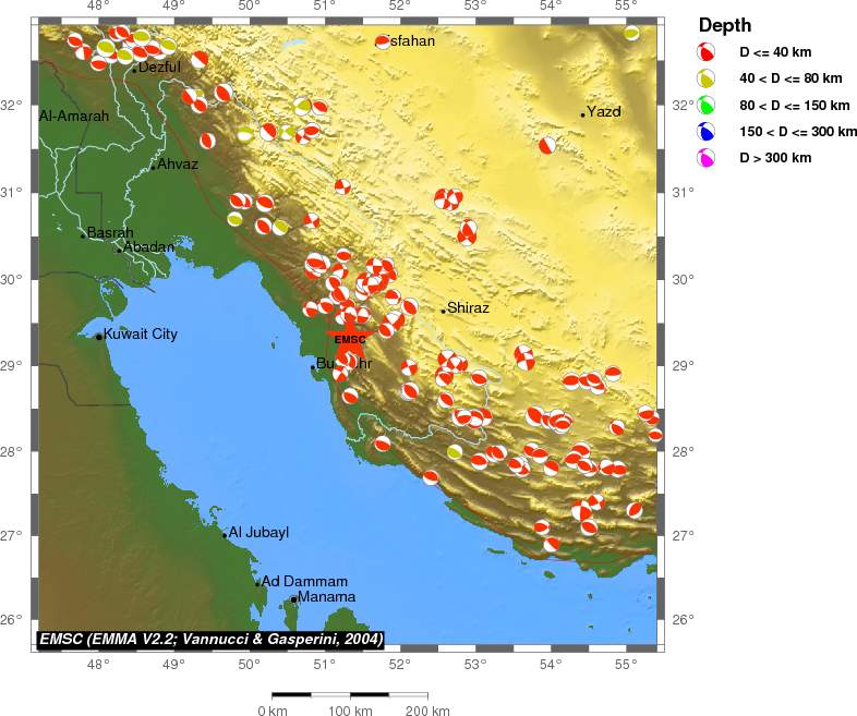 Regional moment Tensor