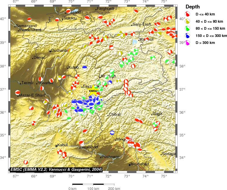 Regional moment Tensor