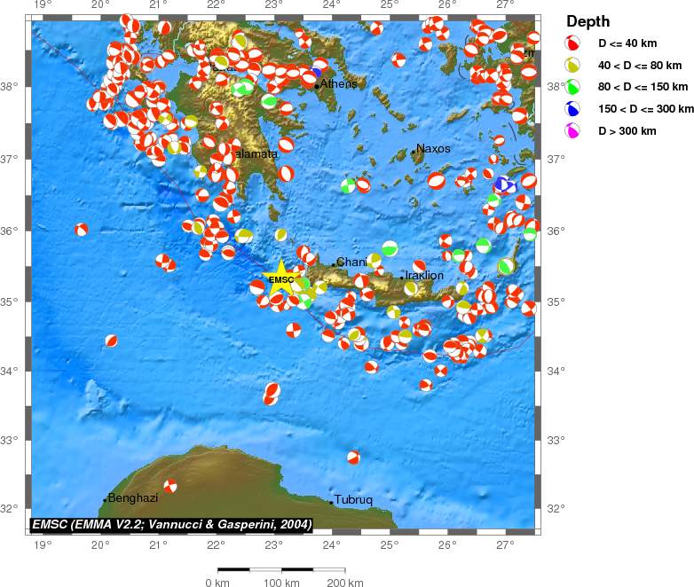 Regional moment Tensor
