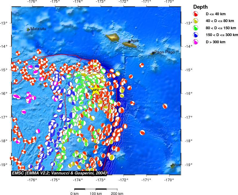 Regional moment Tensor