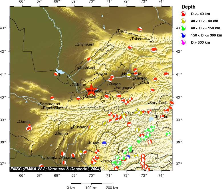 Regional moment Tensor