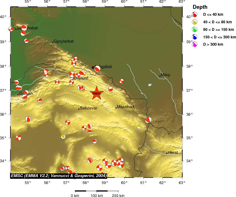 Regional moment Tensor