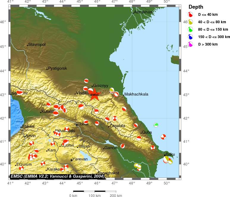 Regional moment Tensor