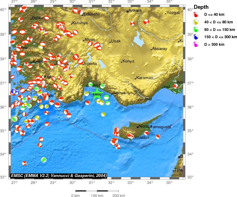 Regional moment Tensor
