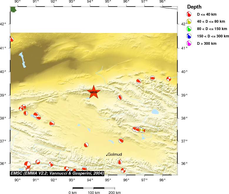 Regional moment Tensor