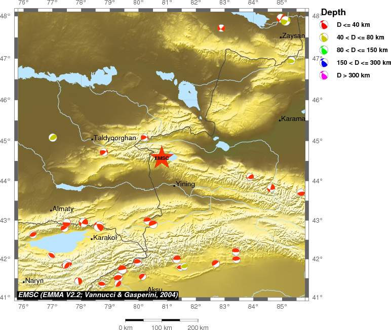 Regional moment Tensor