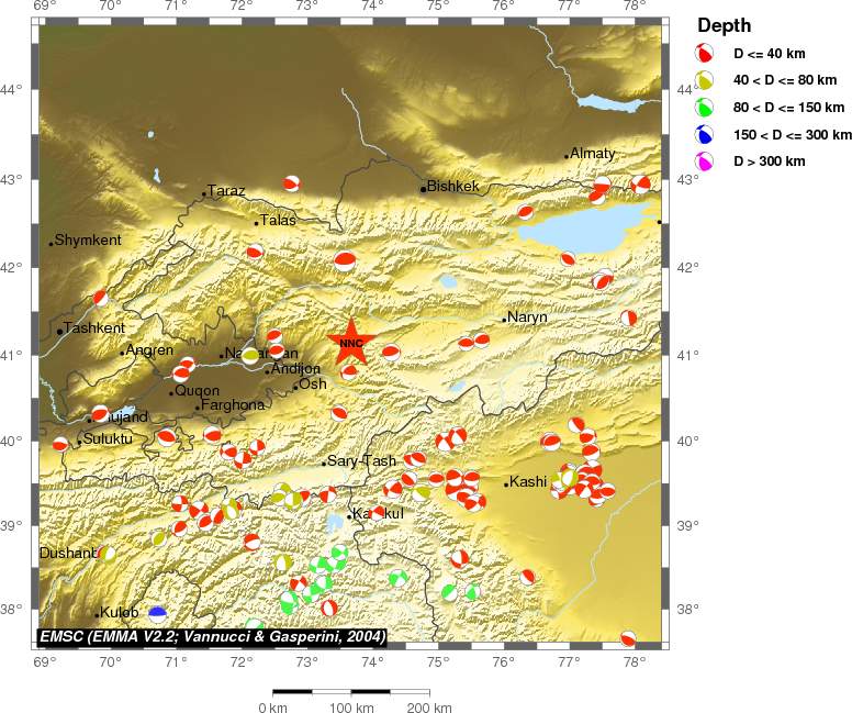 Regional moment Tensor