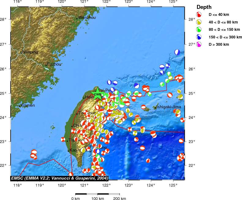 Regional moment Tensor