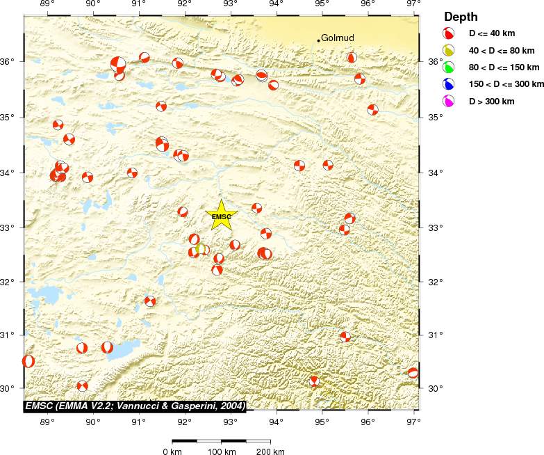 Regional moment Tensor