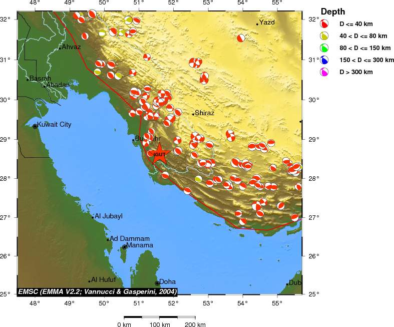 Regional moment Tensor