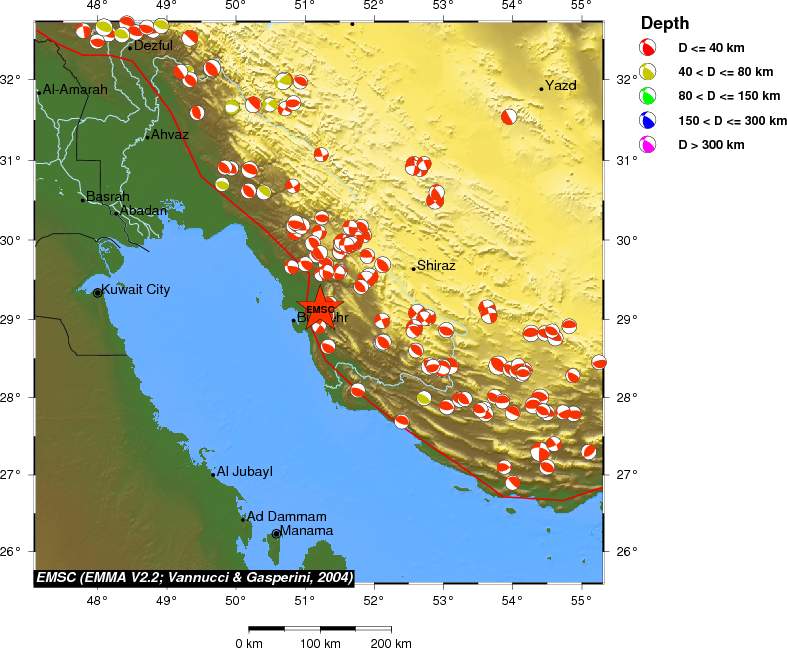 Regional moment Tensor