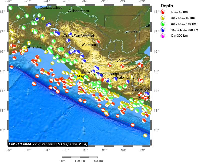 Regional moment Tensor