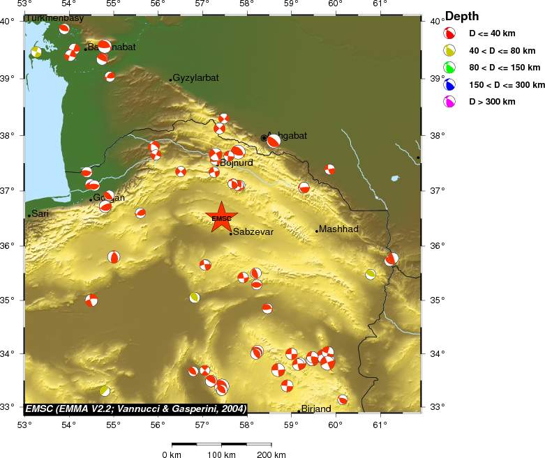 Regional moment Tensor