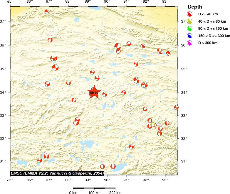 Regional moment Tensor