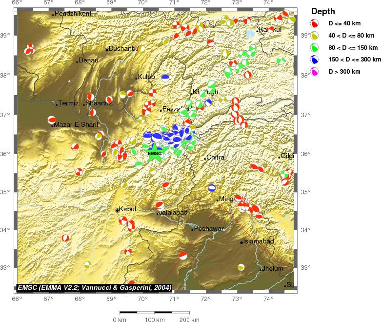 Regional moment Tensor