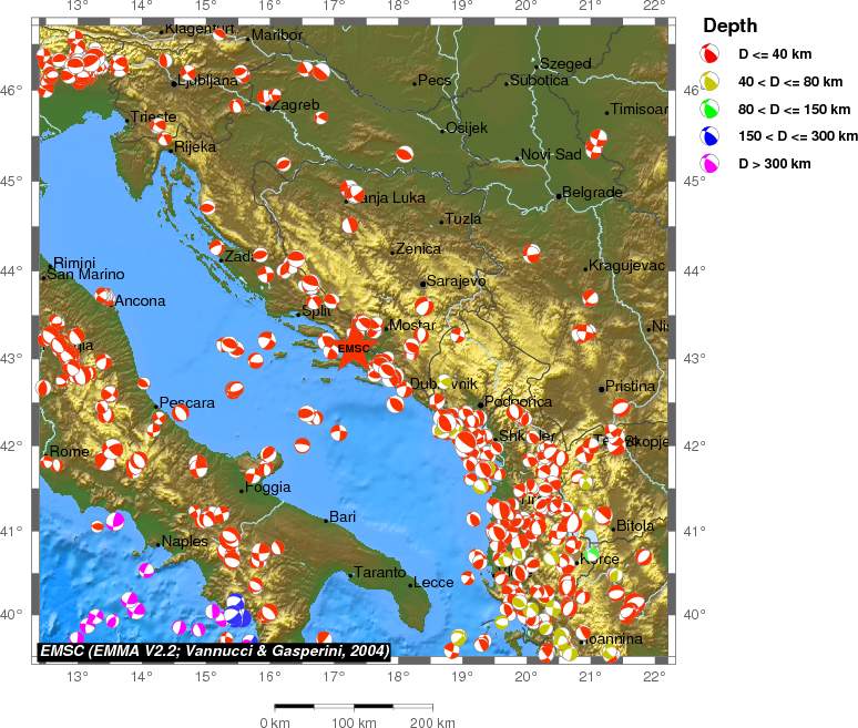 Regional moment Tensor
