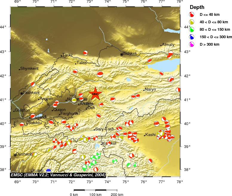 Regional moment Tensor