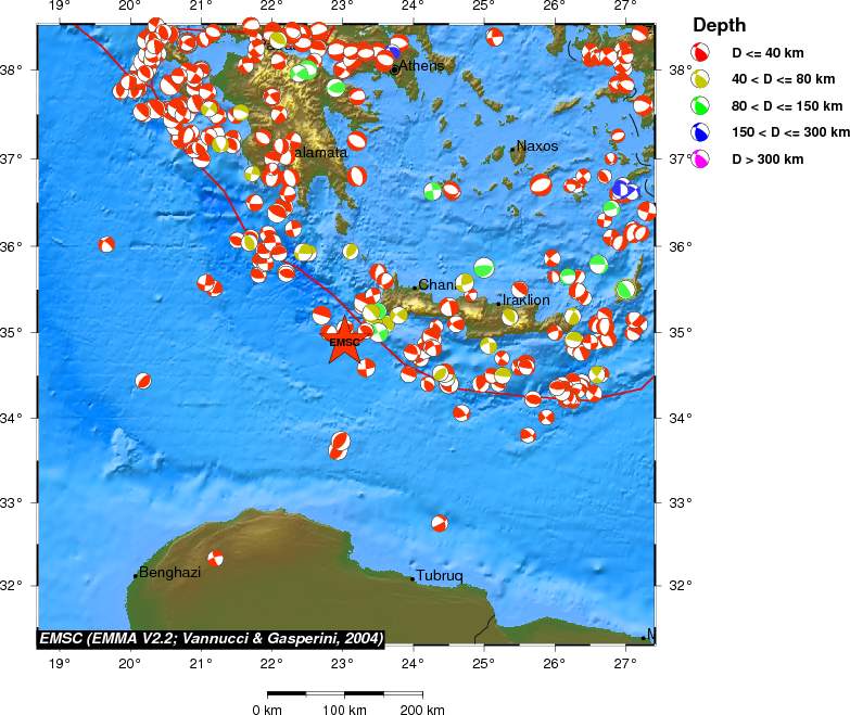 Regional moment Tensor
