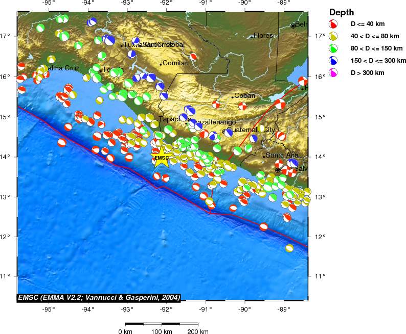 Regional moment Tensor