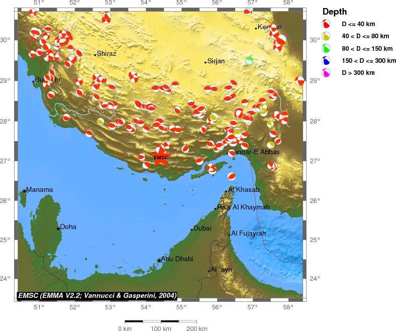 Regional moment Tensor