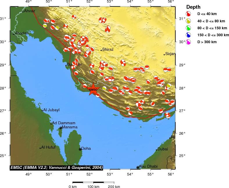 Regional moment Tensor