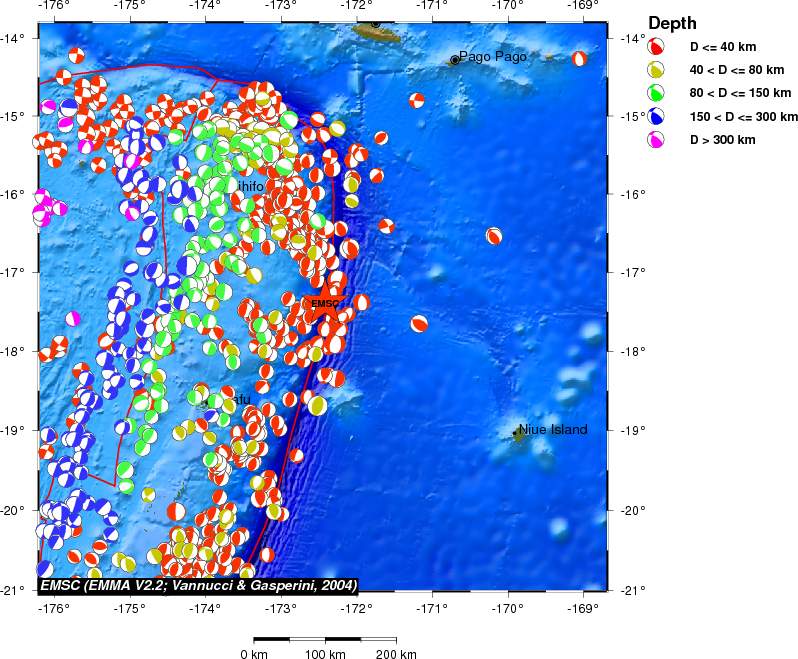 Regional moment Tensor