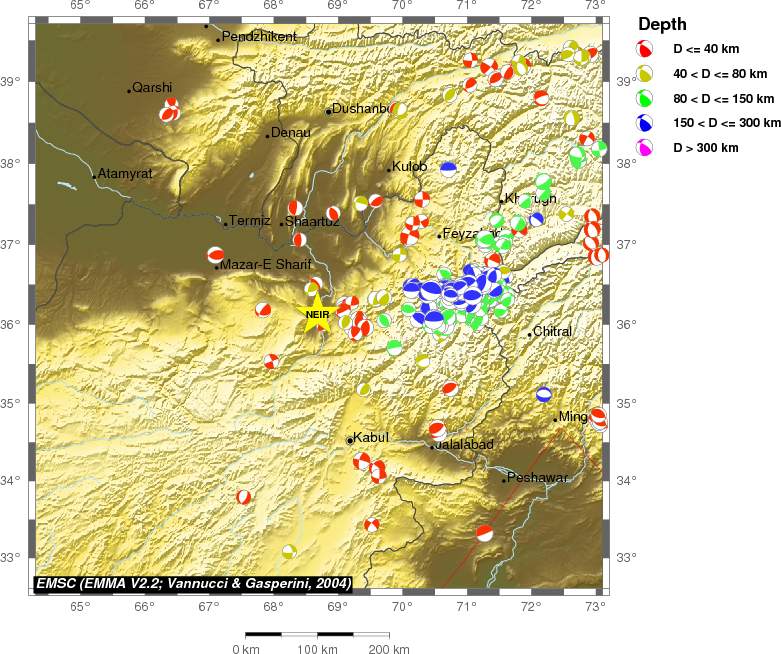 Regional moment Tensor