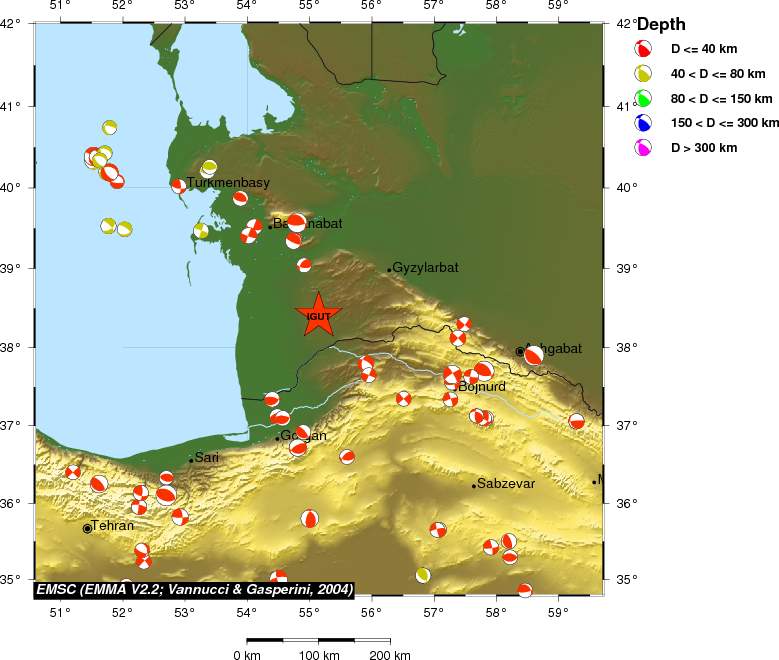 Regional moment Tensor