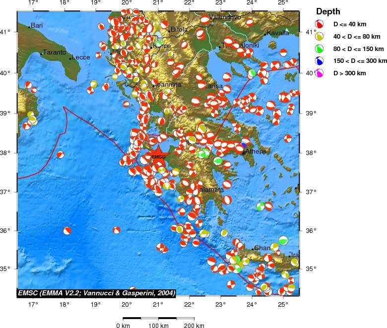 Regional moment Tensor