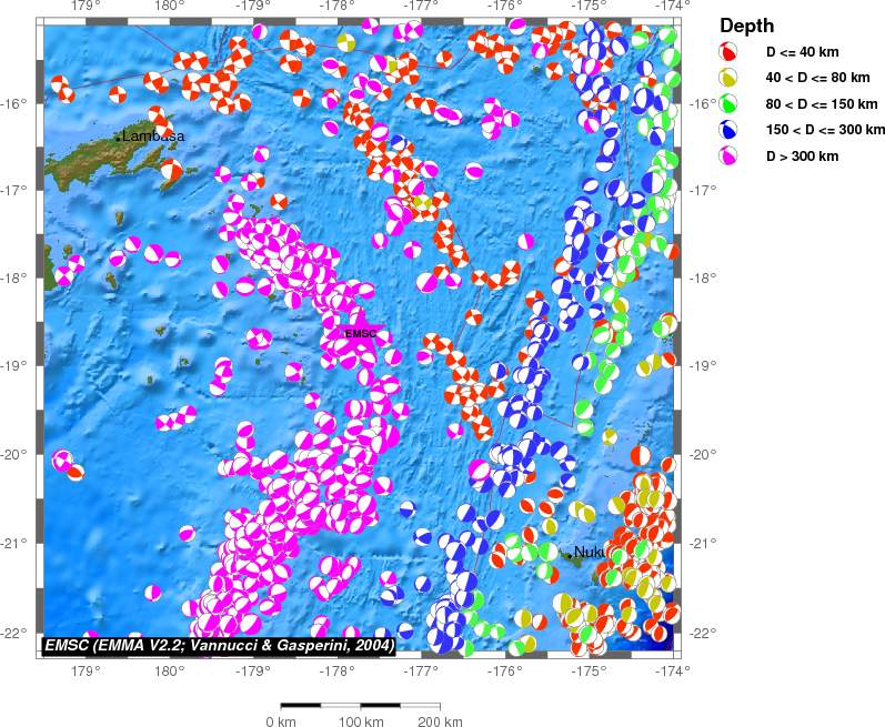 Regional moment Tensor