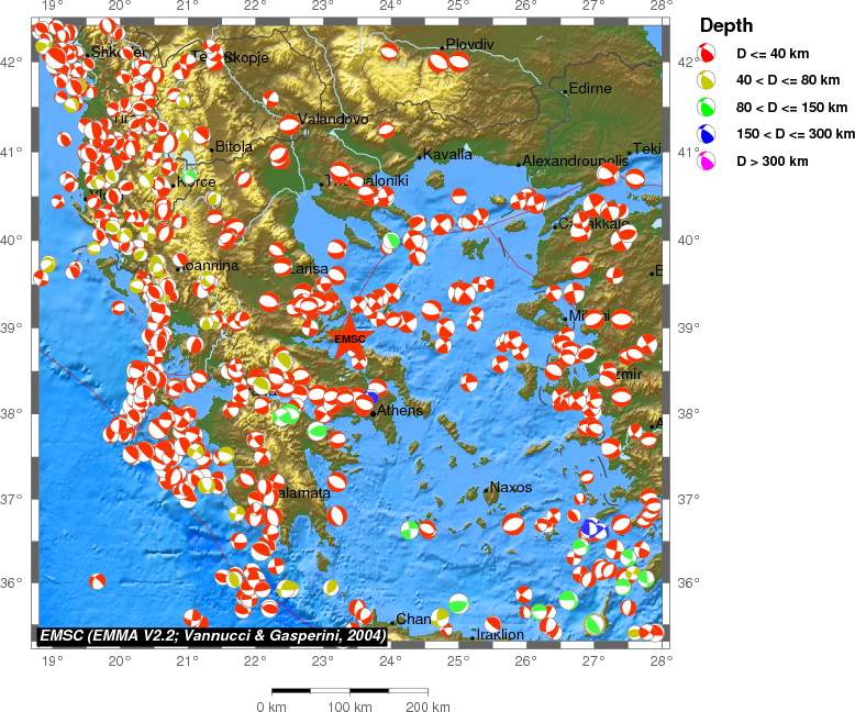 Regional moment Tensor