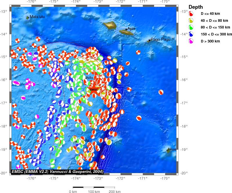 Regional moment Tensor