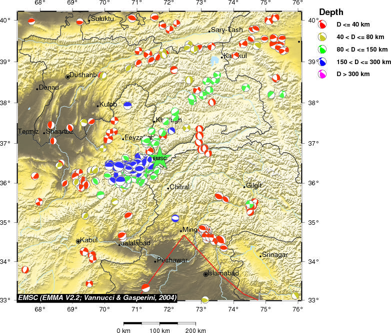 Regional moment Tensor
